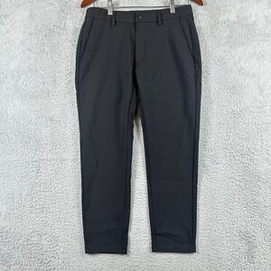 U-510 Jon Performance Pants Mens 30x25 Black‎ Stretch Trousers Under 5'10